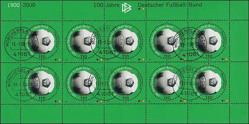 2091 Fédération allemande de football (DFB) - Kleinarc mit ET-O Mönchengladbach 13.1.2000