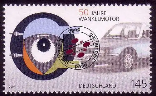 2582 Wankelmotor, gestempelt O