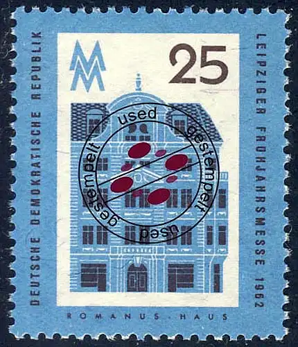 875 Leipzig Salon du printemps Romanus-Haus 25 Pf O