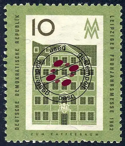 873 Salon du printemps de Leipzig Kaffeebaum 10 Pf O