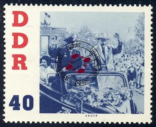 868 German Titow 40 Pf O