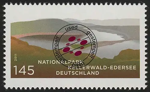 2841 Nationalpark Kellerwald-Edersee O gestempelt