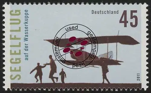 2842 Segelflug auf der Wasserkuppe, gestempelt O