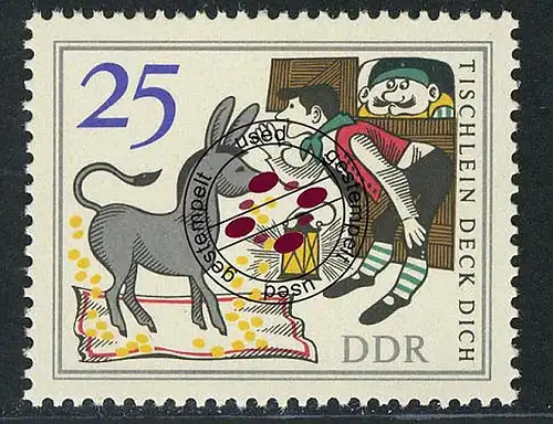 1239 Tischlein deck dich Goldesel 25 Pf O