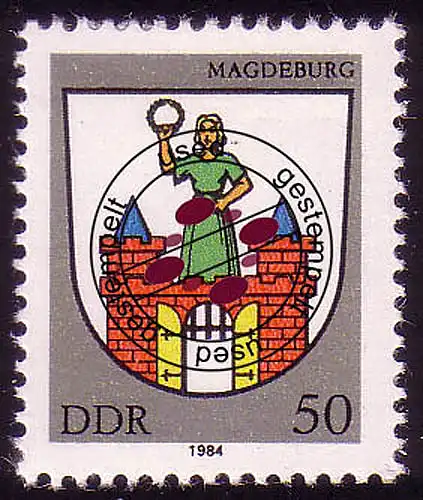 2861 Magdeburg O gestempelt