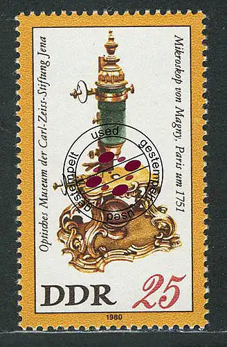 2535 Musée optique 25 Pf microscope de Magny O