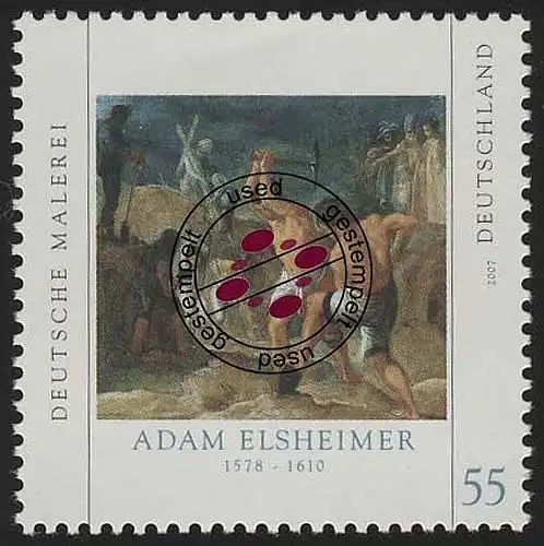 2591 Peinture allemande Adam Elsheimer O Tamponné