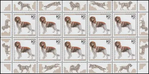 1797 Jugend Hunde: Kleiner Münsterländer 1995 - Kleinbogen **