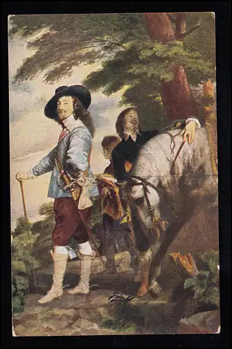AK Artiste Anton de Dyck: Image du roi Charles Ier, inutilisé