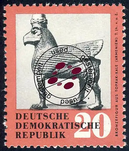 744 Trésors anciens 20 Pf O Tamponné