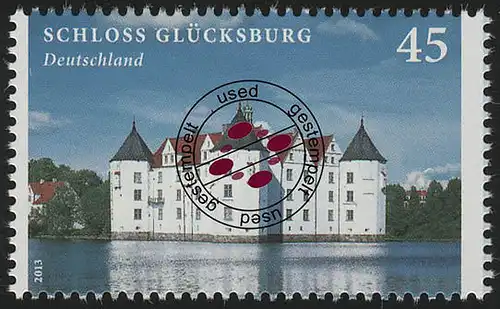 2972 Schloss Glücksburg O gestempelt