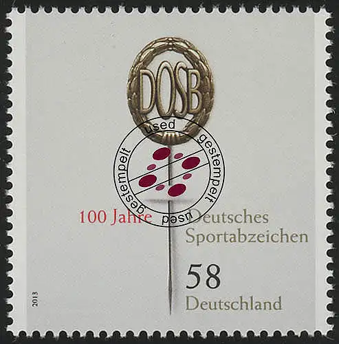 2999 Deutsches Sportabzeichen, gestempelt O