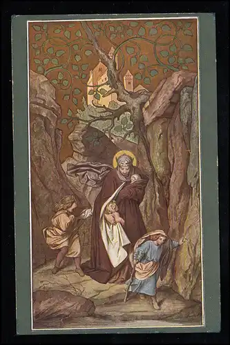 AK Artiste M.v. Schwind: Wartburg déplacement de Saint Elisabeth, inutilisé