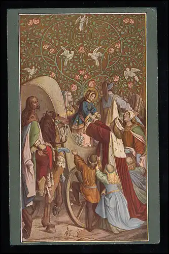AK Artiste M.v. Schwind: Wartburg Saint Elisabeth, 4 ans, inutilisé
