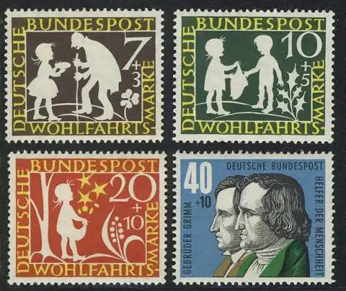 322-325 Wofa Fair Fêtes Sterntaler Grimm 1959, phrase **