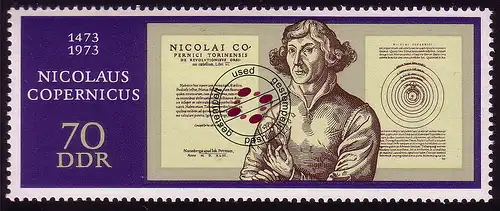1828 Nicolas Copernic 70 Pf O Tamponné