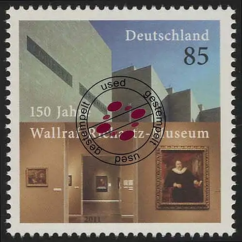 2866 Wallraf-Richartz-Museum Köln, gestempelt O