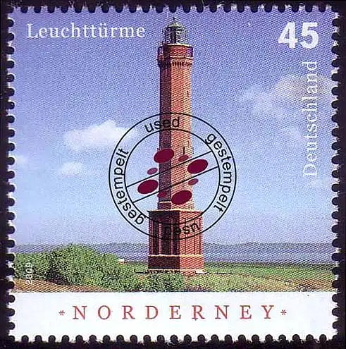 2742 Leuchtturm Norderney, gestempelt O