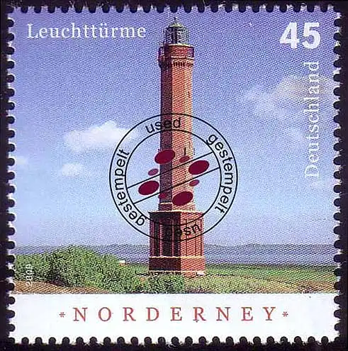 2742 phare Norderney O marqueté
