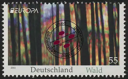 2864 Europa/CEPT 2011: Der Wald O gestempelt