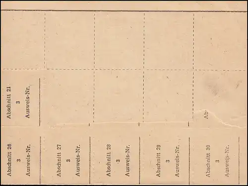 2550 Construction petite 2 marks sur carte de collection DDR pour 3 phrases, STENDAL 17.4.1990