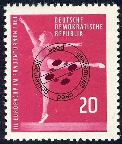 831 tournois d'art poutres flottantes 20 Pf O tamponné