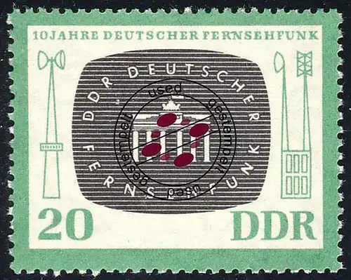 923 Deutscher Fernsehfunk 20 Pf O