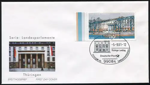 2213 Parlement régional Thuringe FDC Erfurt