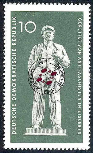 772 Lenin-Denkmal 10 Pf O gestempelt