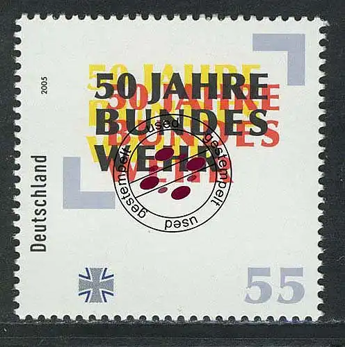 2497 Bundeswehr O gestempelt