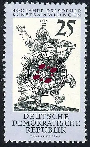 792 Collection d'art Dresde 25 Pf O