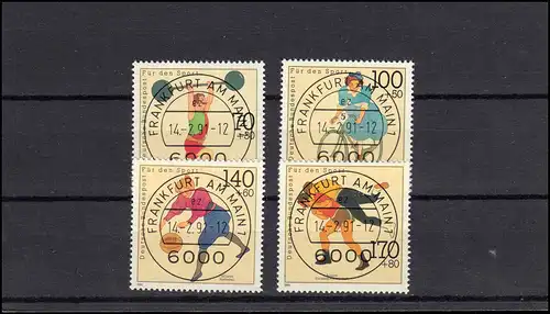 1499-1502 Aide sportive 1991: ensemble complet de VS Francfort/Main avec ET-O