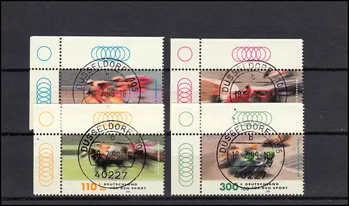 2031-2034 Sportshilfe Course 1999: ER-Test o.l. avec plein-O Düsseldorf comme ET-E