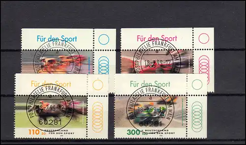 2031-2034 Sporthilfe Rennsport 1999: ER-Satz o.r. mit Voll-O VS Frankfurt ET-O