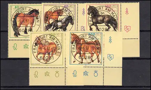 1920-1924 Jeunes races de chevaux: E.R.-T. avec plein O de la VS Francfort avec ET-O