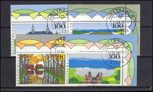 1849-1852 Images de l'Allemagne 1996: ER-Set o.r. avec O Nettetal comme ET-O