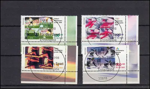 1968-1971 Aide sportive 1998: E.R.T. et Esset Berlin en tant que timbre 5.2.98