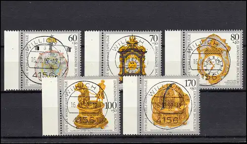 1631-1635 Montres anciennes: ensemble de bord latéral avec plein O Willich avec ET-O 1992