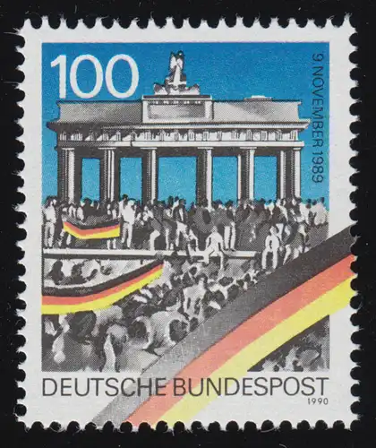 1482II Berliner Mauer 100 Pf aus Block 22 (Offsetdruck) ** postfrisch