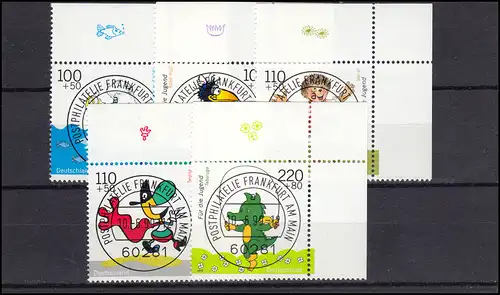 2055-2059 Figures de film d'animation 1999: ER-Test o.r. Temporaire complet VS Frankfurt/Main ET-O