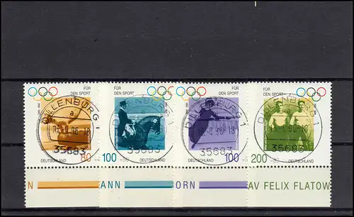 1861-1864 vainqueur olympique allemand: jeu sous-rand plein Tampon Dillenburg avec ET-O