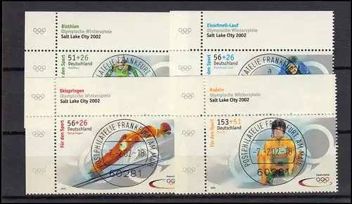 2237-2240 Olympia Winterspiele: ER-Satz o.l. Voll-O VS Frankfurt/Main mit ET-O