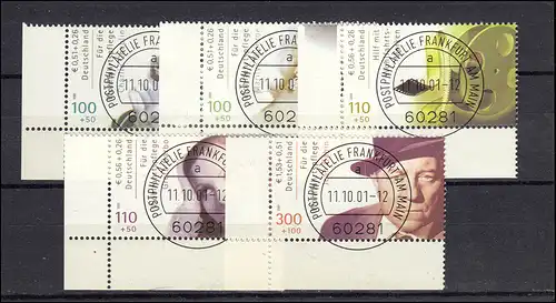 2218-2222A Acteurs de films 2001: ER-Team e.l. Temporaire complet VS Frankfurt/M. ET-O