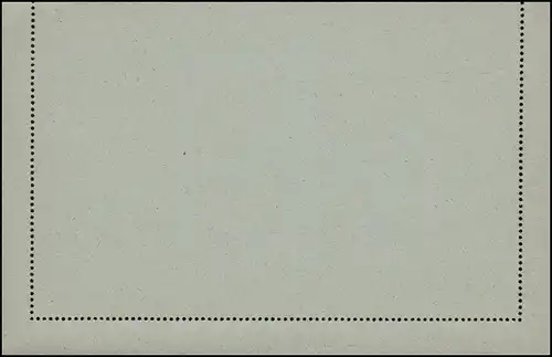 Lettre de carte K 21 Germania 40 Pf carmin sur gris bleu ** comme dépensé