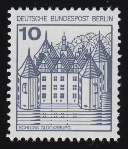 532AII Burgen und Schlösser 10 Pf Glücksburg - LETTERSET - **
