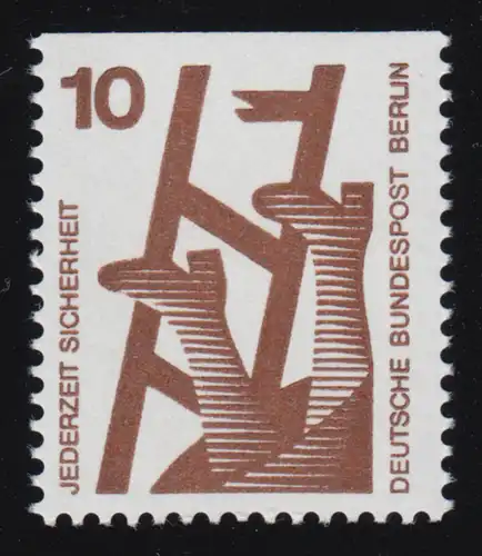 403C Unfallverhütung oben geschnitten 10 Pf Leiter aus MH, **