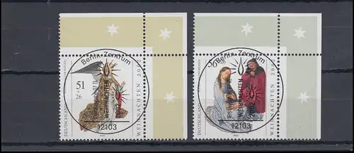 2285-2286 Noël 2002: ER-Test en haut à droite Temporaire complet ESSt Berlin