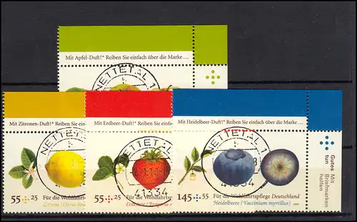 2769-2772 Wofa Fruit 2010: ER-Test o.r. Tampon complet Val avec ET-O 2.1.10