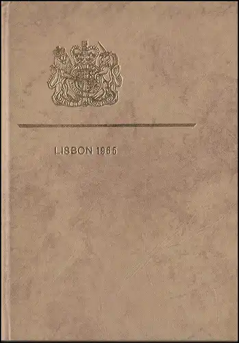 Großbritannien: Minister-Buch für die Teilnehmer CEPT-Konferenz Lissabon 1965
