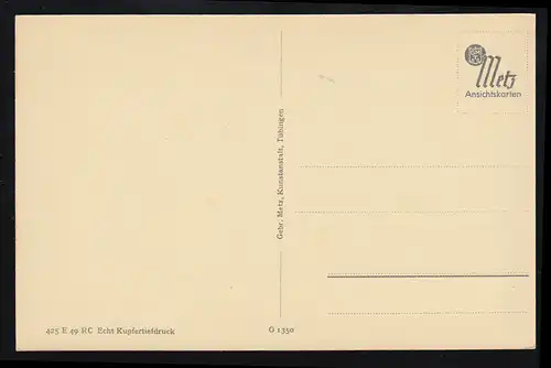 Lyrik-AK Schwarzwaldhaus / Ludwig Auerbach: O Schwarzwald, O Heimat! ungebraucht